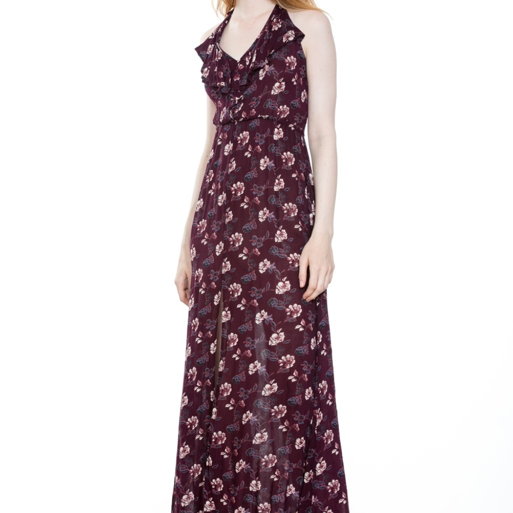 BOHO SLEEVELESS OPEN BACK LONG DRESS